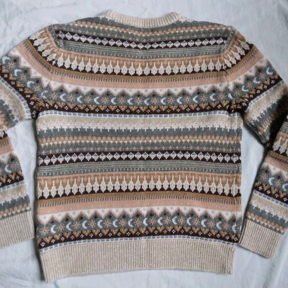 J. Crew Fair Isle Sweater Crewneck Boho Women's Size XXS - Picture 8 of 11